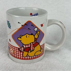 Vintage Disney Winnie The Pooh Mug Cup Ceramic “Just Pooh” Coffee‎ Tea Cup